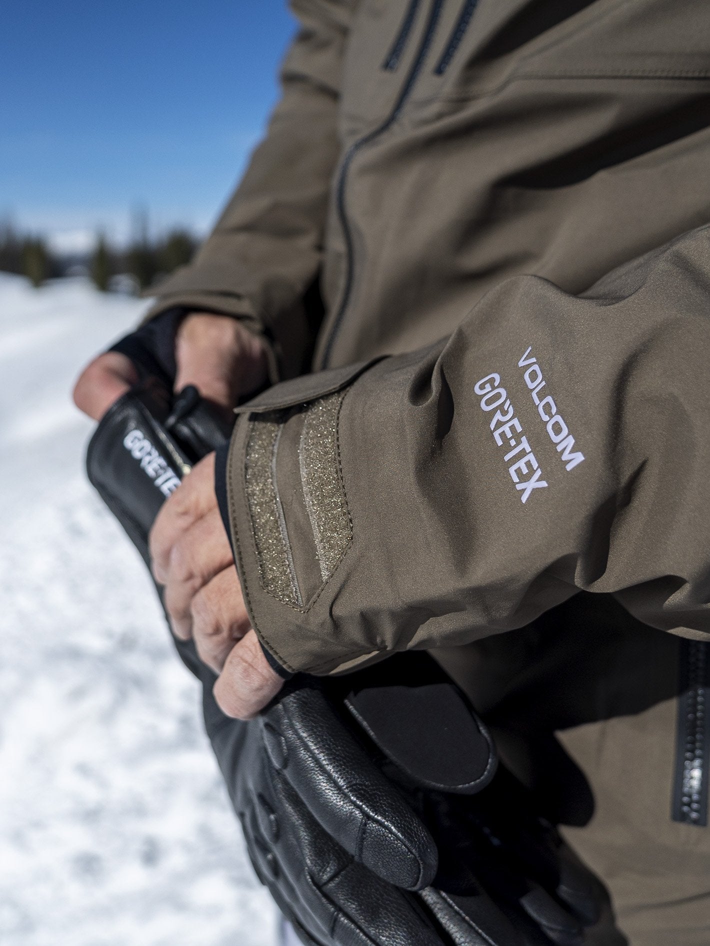 Guch Stretch Gore-Tex Schneejacke - DARK TEAK