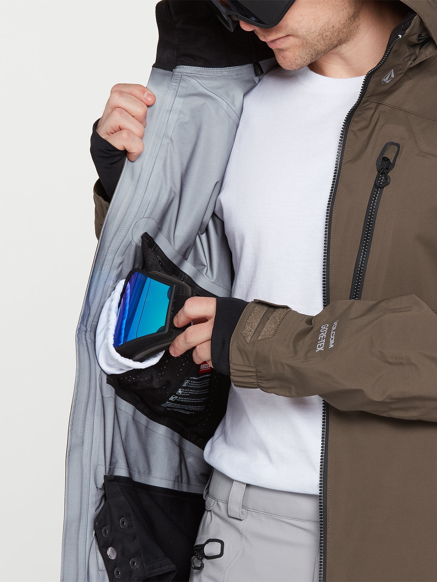 Guch Stretch Gore-Tex Schneejacke - DARK TEAK