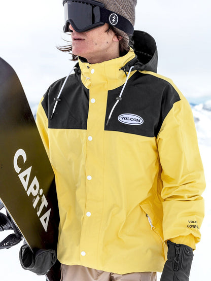 Longo Gore-Tex snow jacket - FADED LEMON