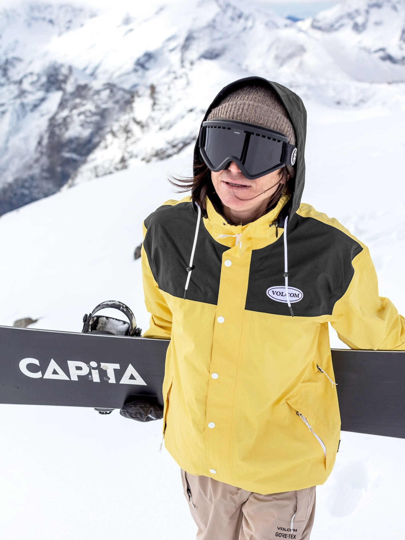 Longo Gore-Tex snow jacket - FADED LEMON