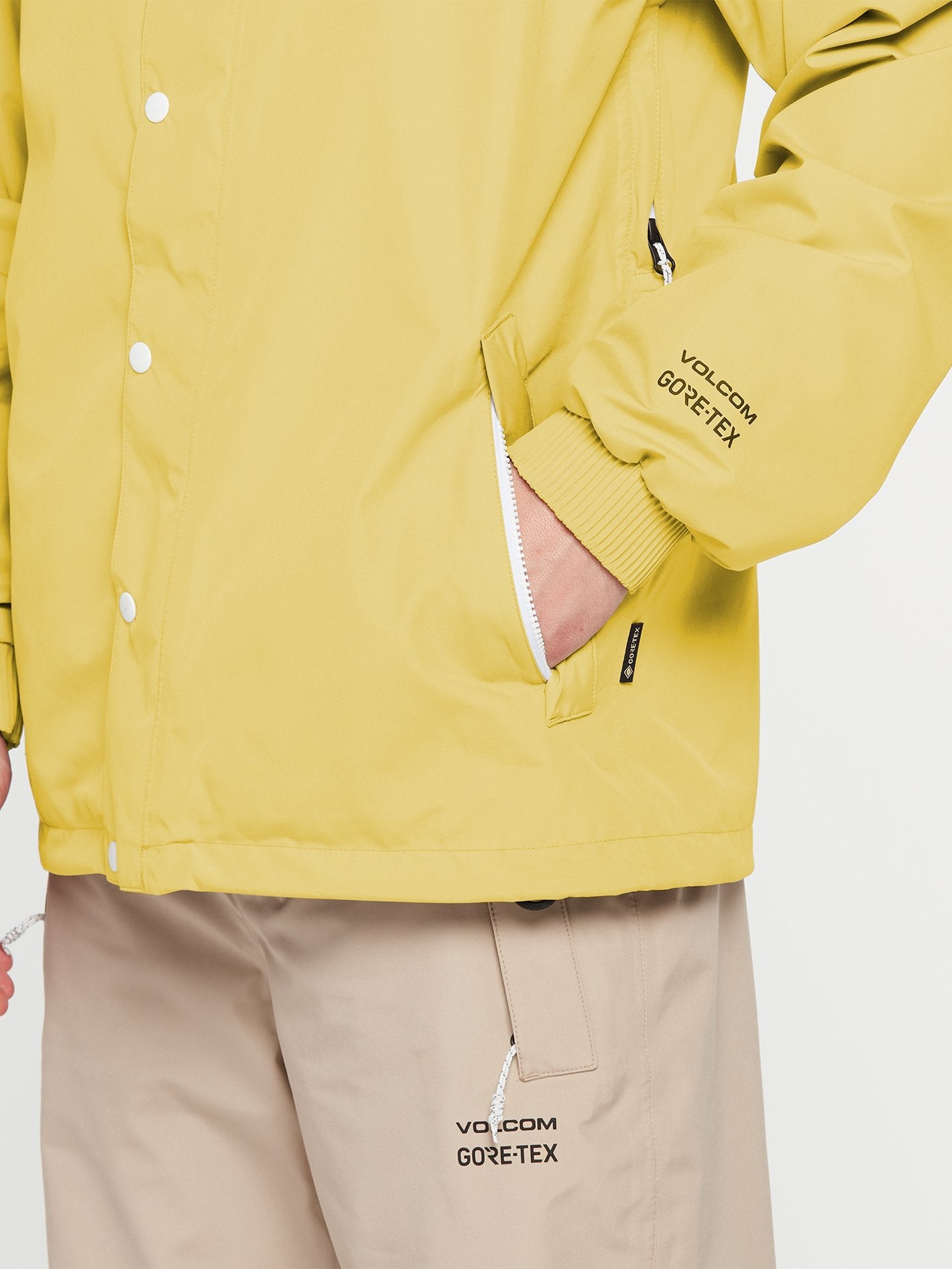 Longo Gore-Tex snow jacket - FADED LEMON