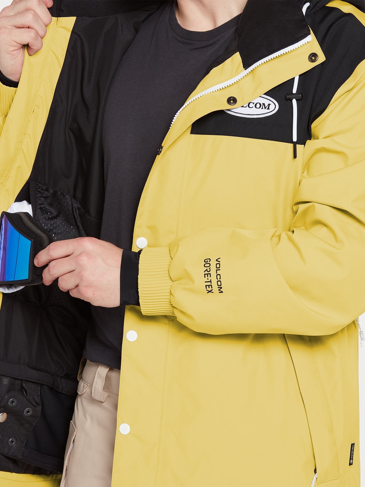 Longo Gore-Tex snow jacket - FADED LEMON