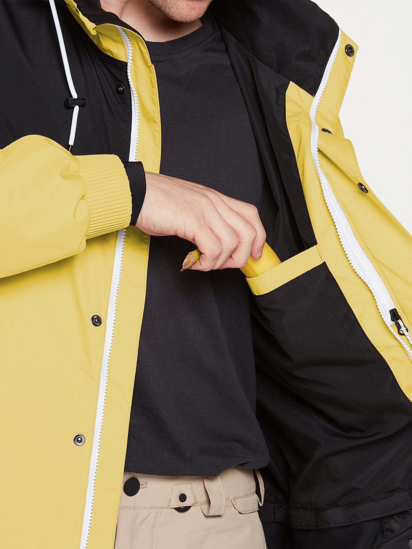Longo Gore-Tex snow jacket - FADED LEMON