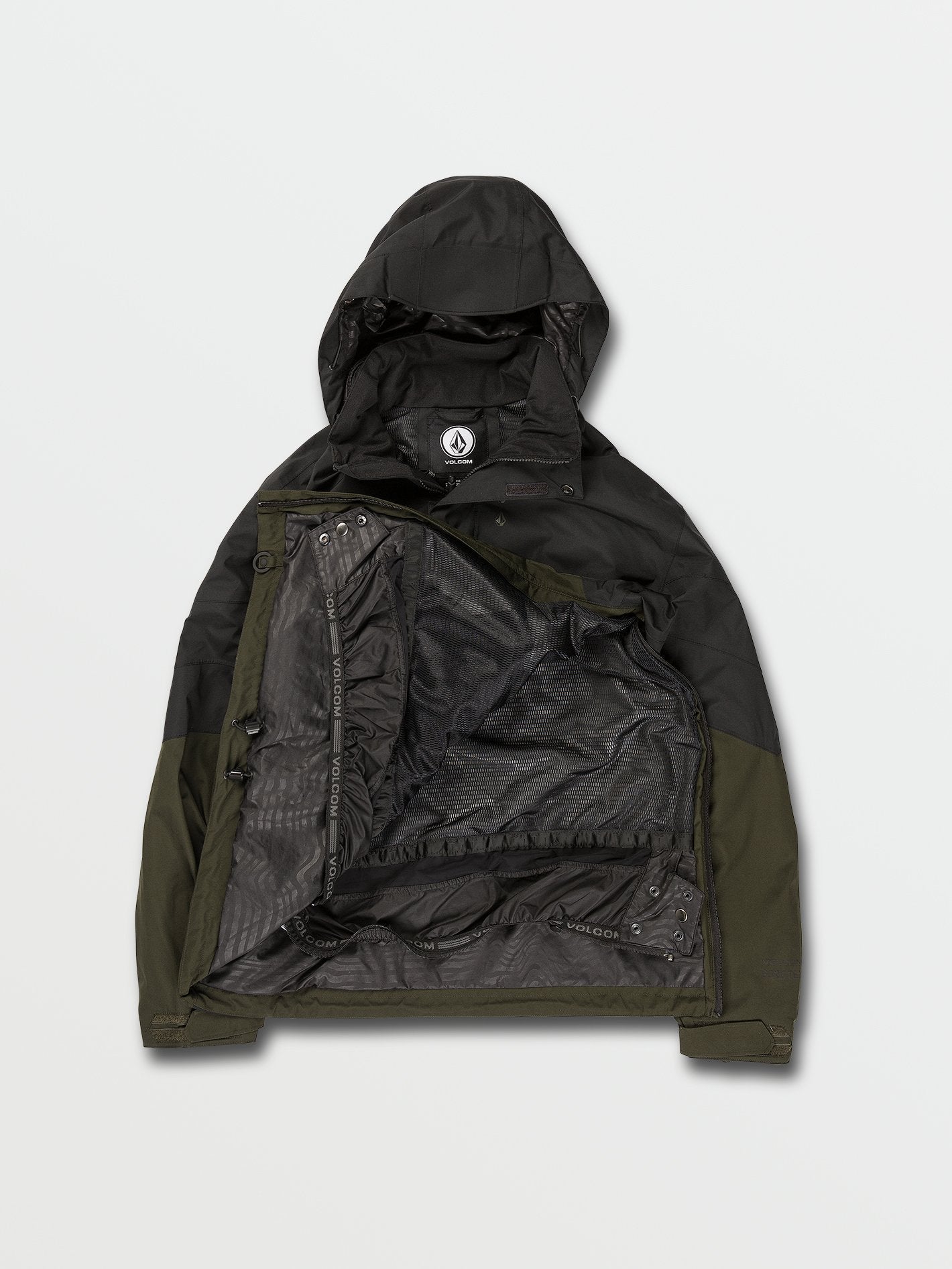 Veste de snow Pullover Melo Gore-Tex - BLACK GREEN