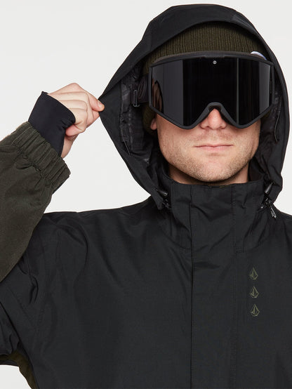 Veste de snow Pullover Melo Gore-Tex - BLACK GREEN