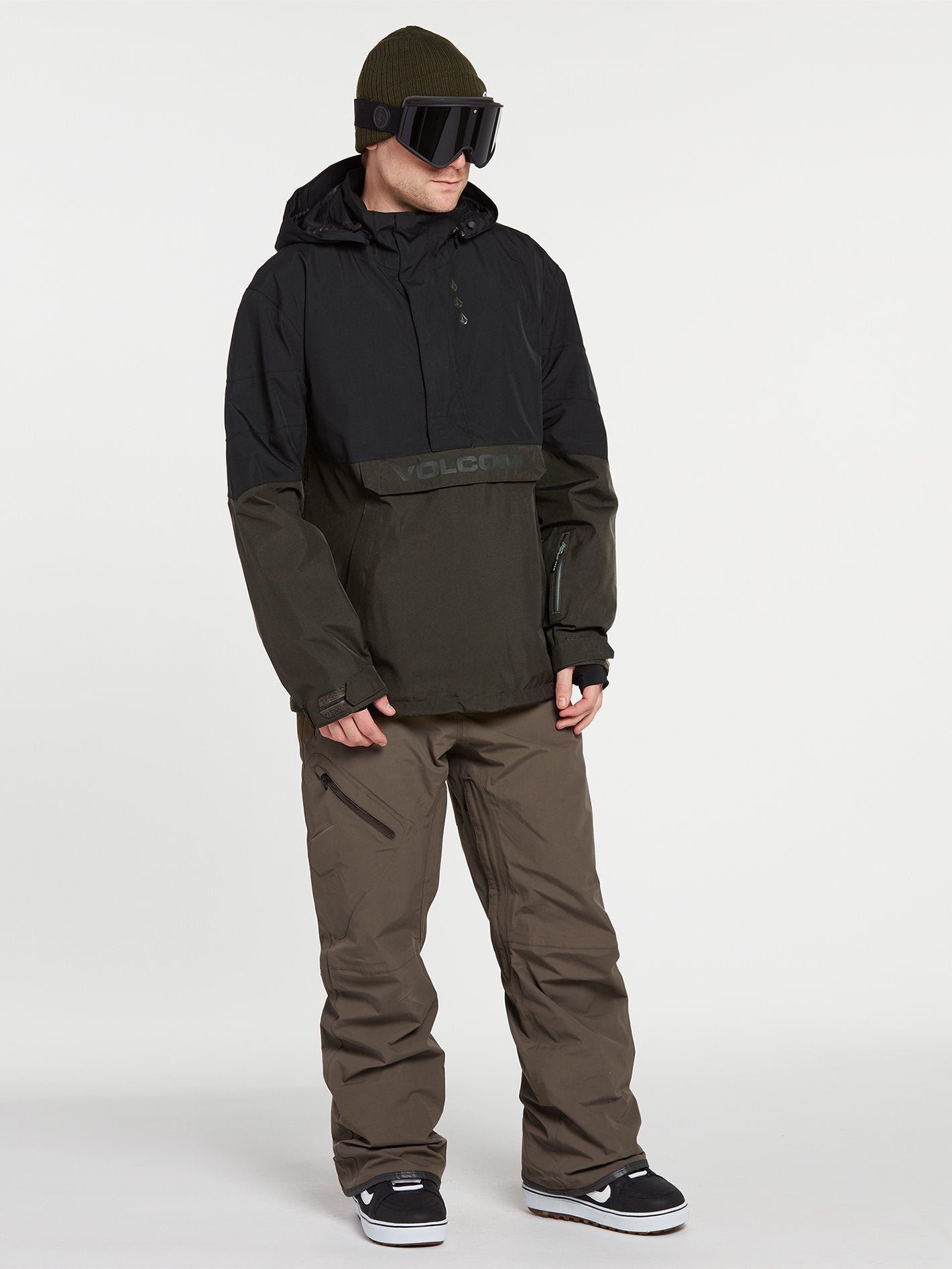 Veste de snow Pullover Melo Gore-Tex - BLACK GREEN