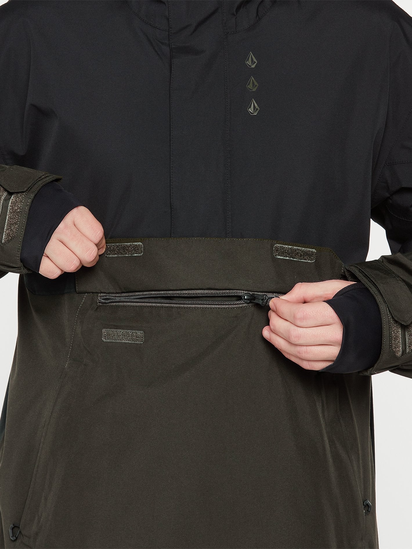 Veste de snow Pullover Melo Gore-Tex - BLACK GREEN