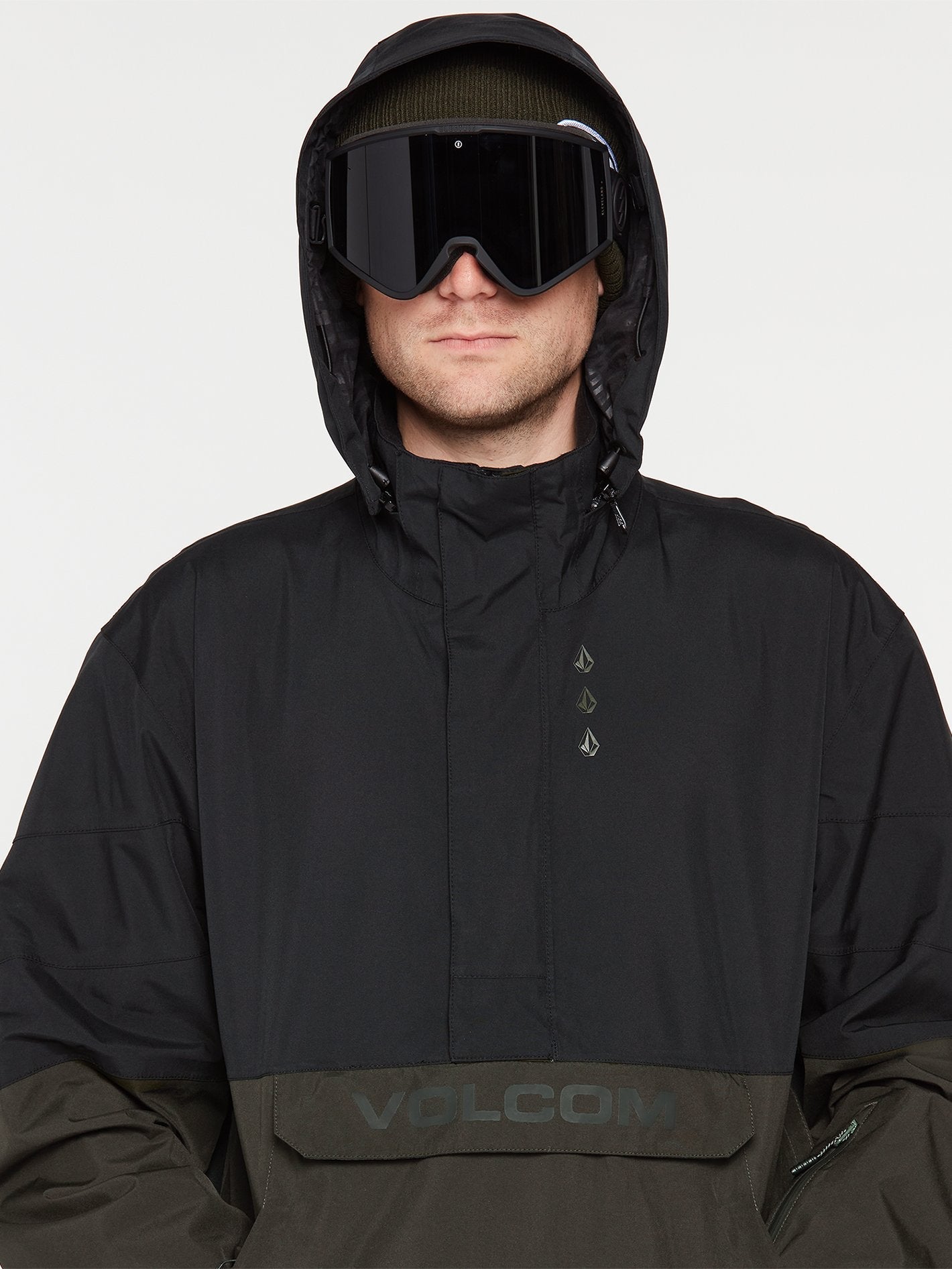 Veste de snow Pullover Melo Gore-Tex - BLACK GREEN