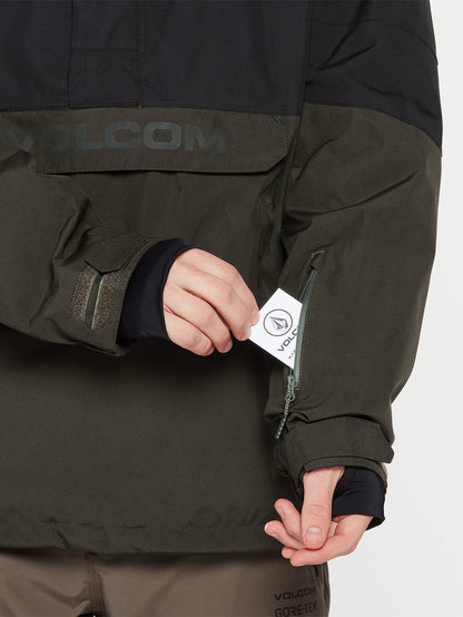 Veste de snow Pullover Melo Gore-Tex - BLACK GREEN