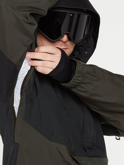 Veste de snow Pullover Melo Gore-Tex - BLACK GREEN
