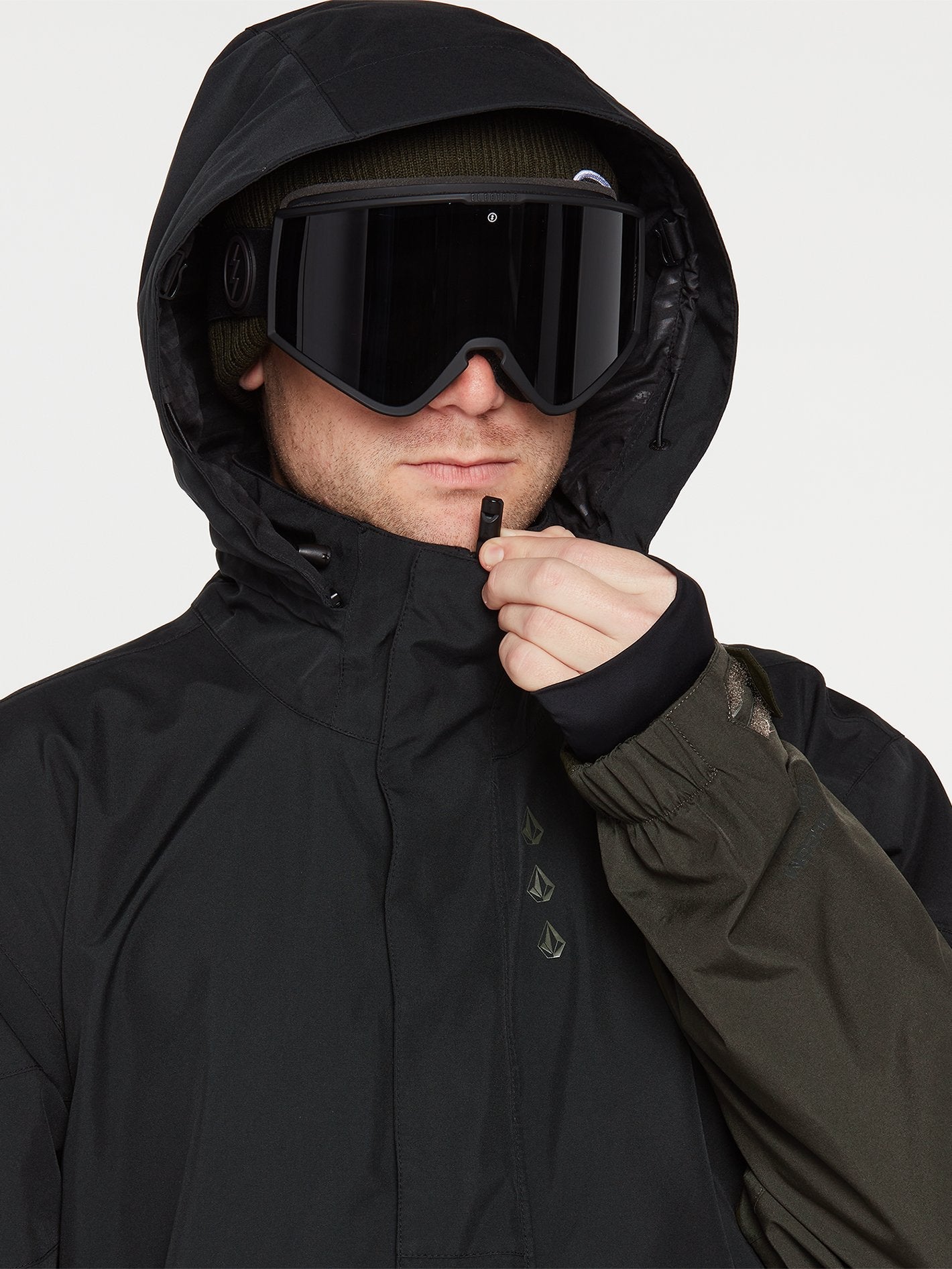 Veste de snow Pullover Melo Gore-Tex - BLACK GREEN