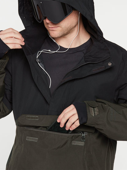 Veste de snow Pullover Melo Gore-Tex - BLACK GREEN