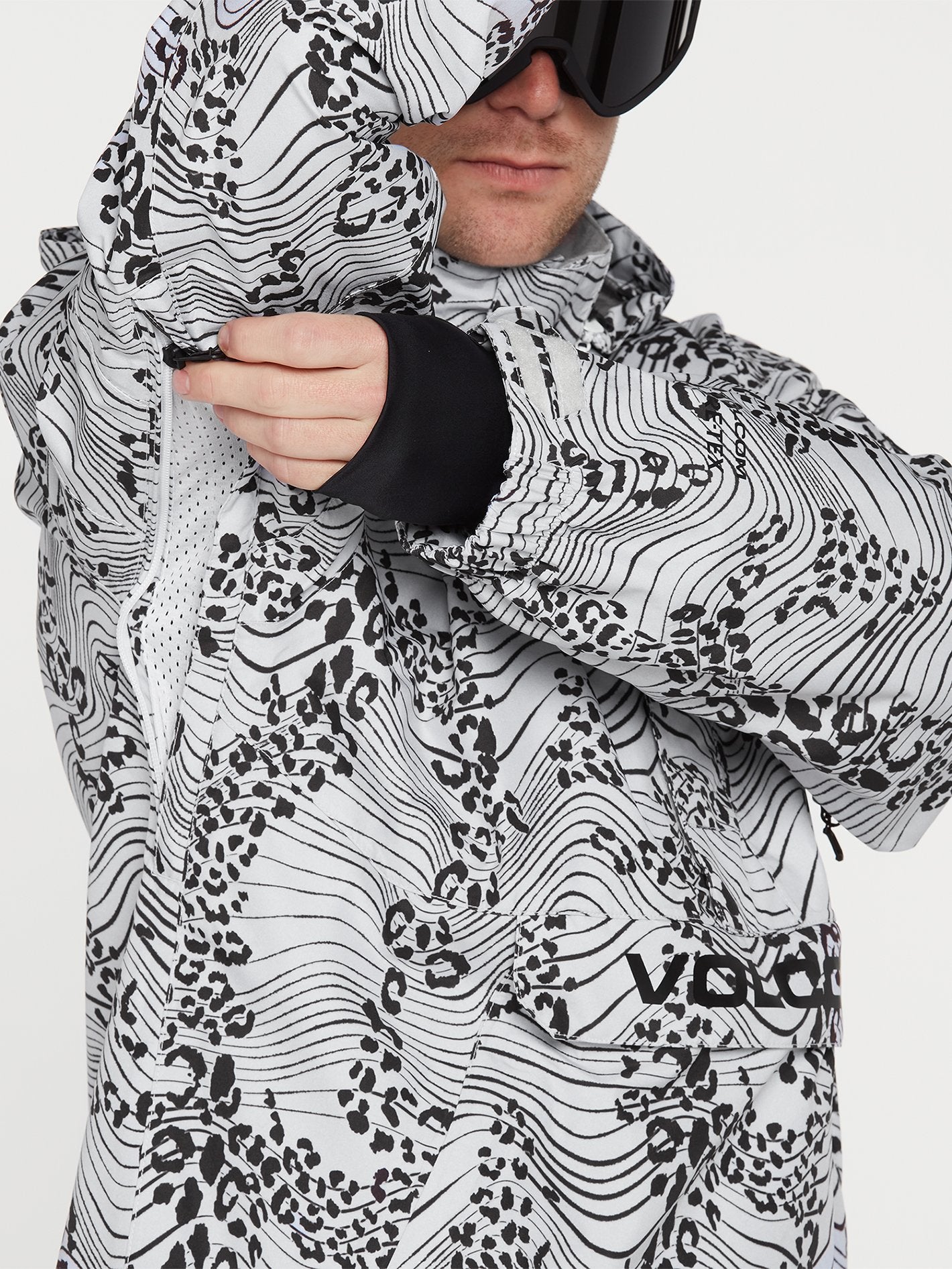 Veste de snow Pullover Melo Gore-Tex - WHITE PRINT