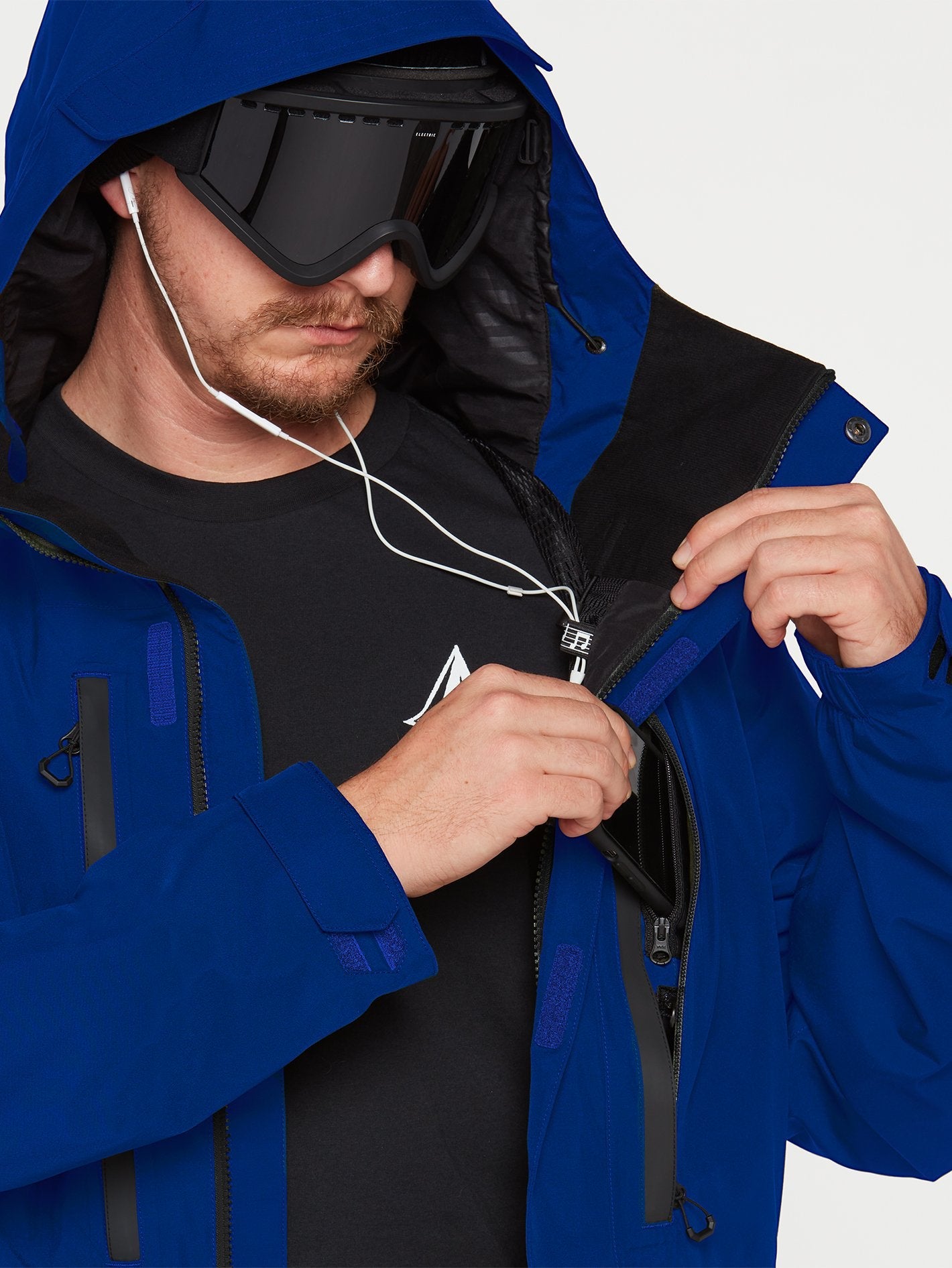 Ten Gore-Tex Schneejacke - HELLBLAU