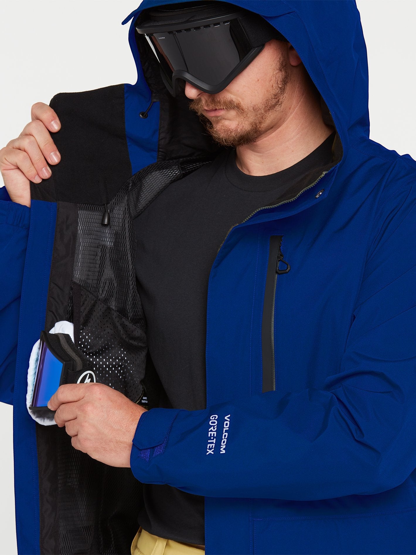 Ten Gore-Tex Schneejacke - HELLBLAU