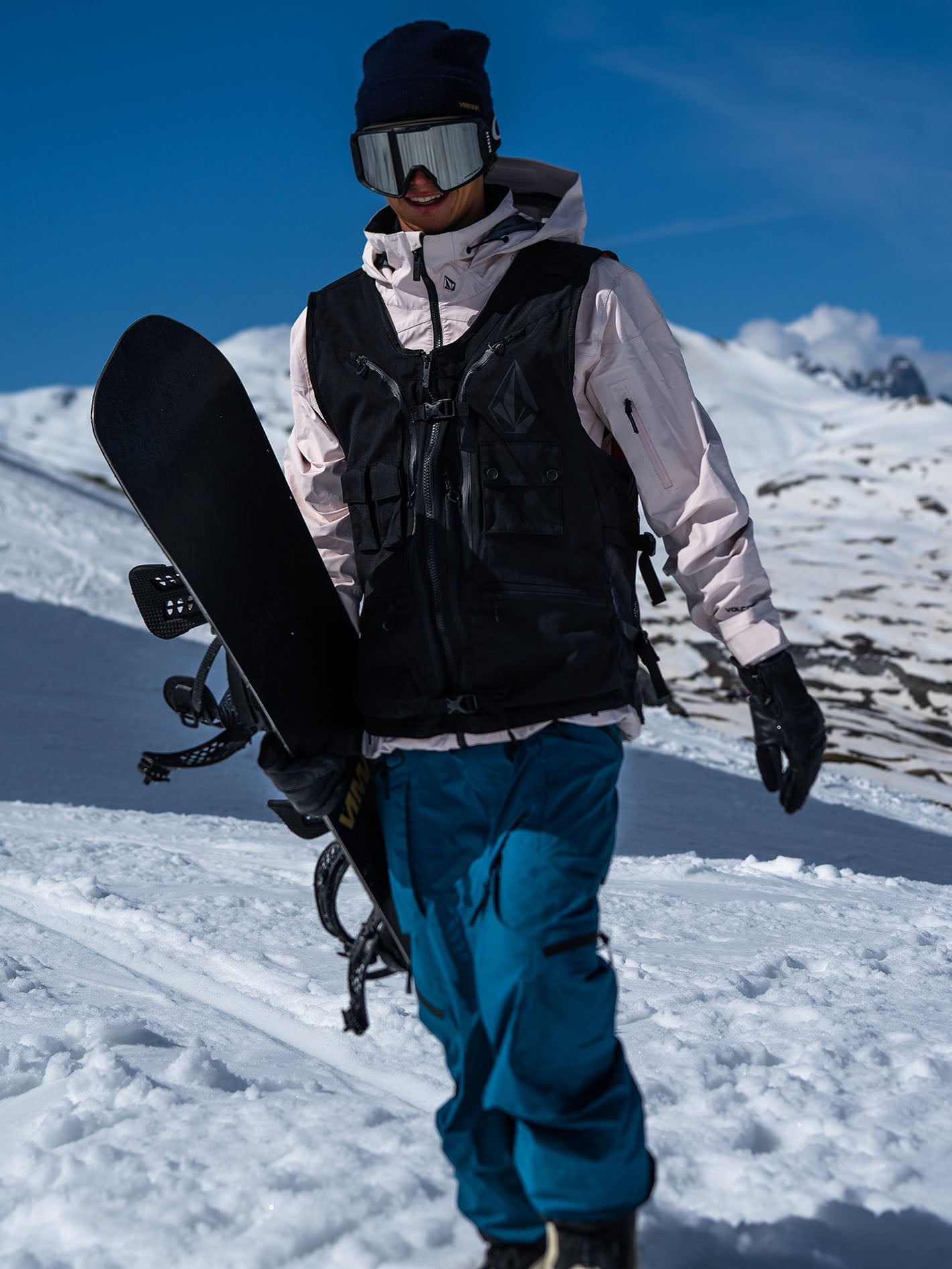 Iguchi Slack Ärmellose Schneejacke - New Black