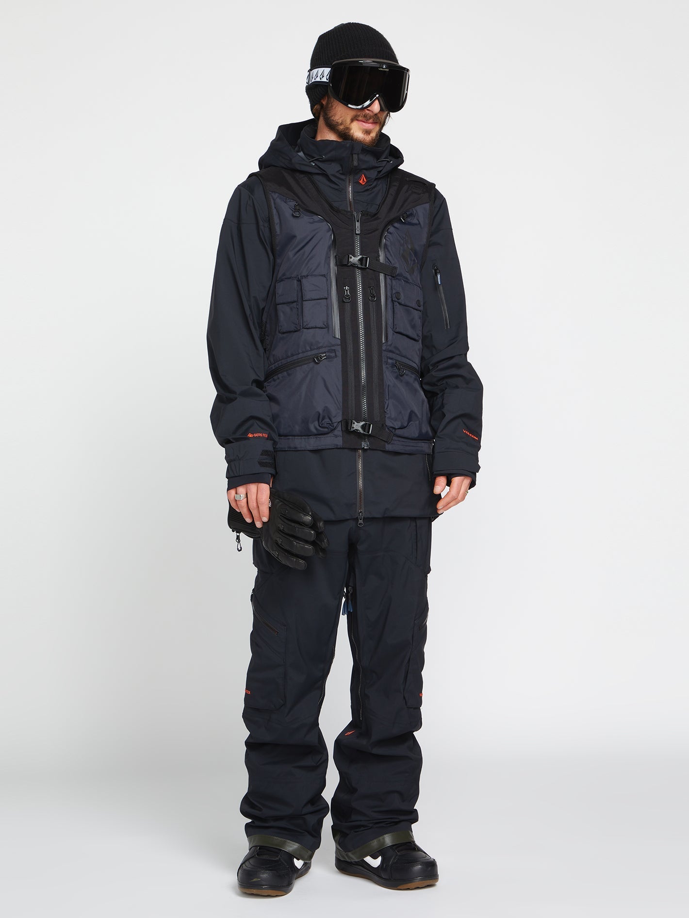 Iguchi Slack Ärmellose Schneejacke - New Black