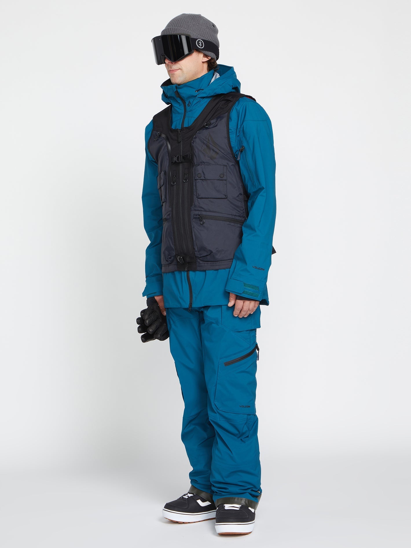 Iguchi Slack Ärmellose Schneejacke - New Black