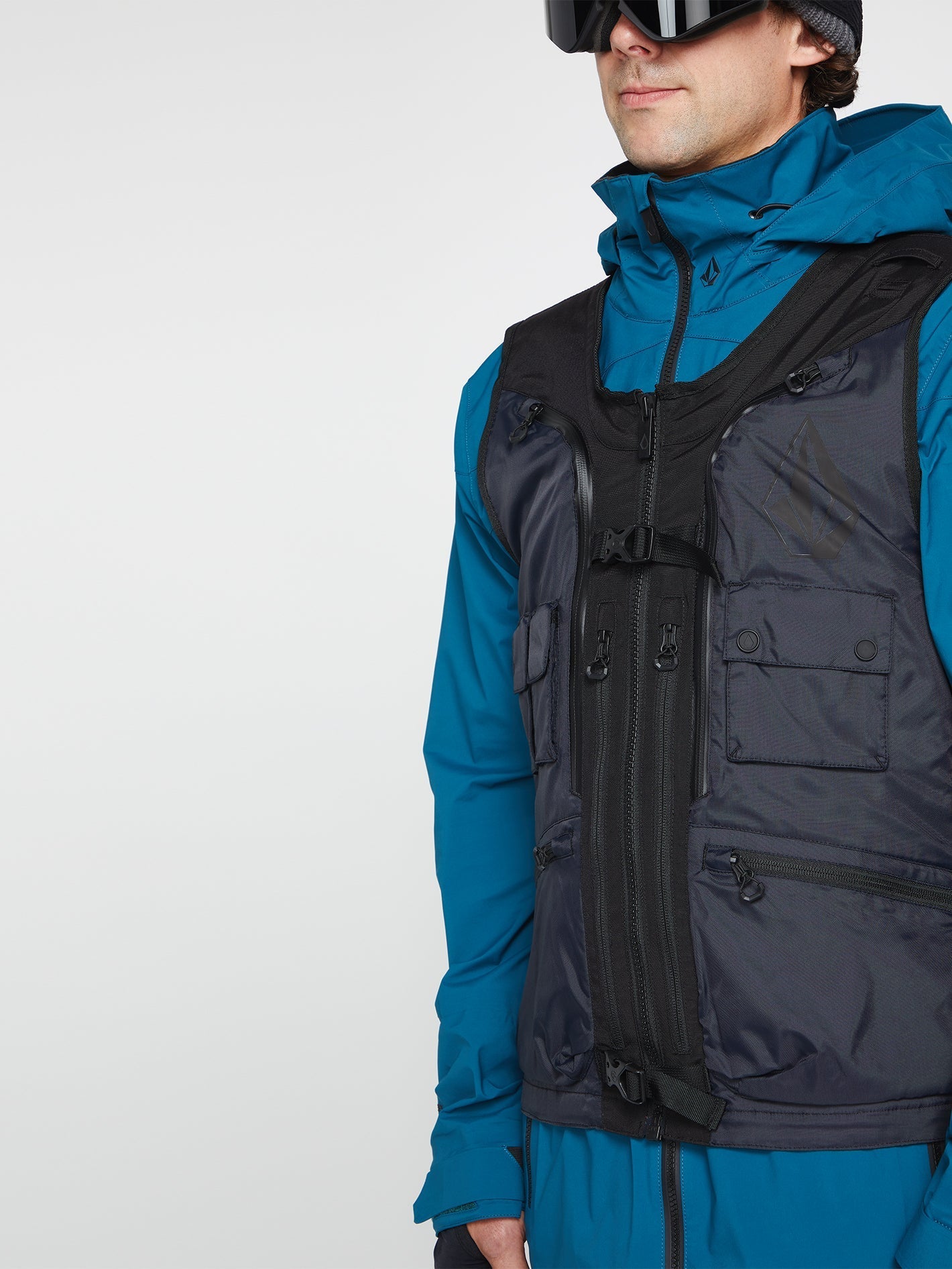 Iguchi Slack Ärmellose Schneejacke - New Black