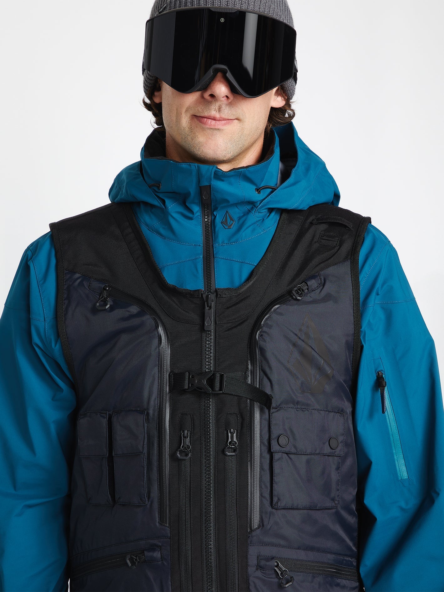 Iguchi Slack Ärmellose Schneejacke - New Black