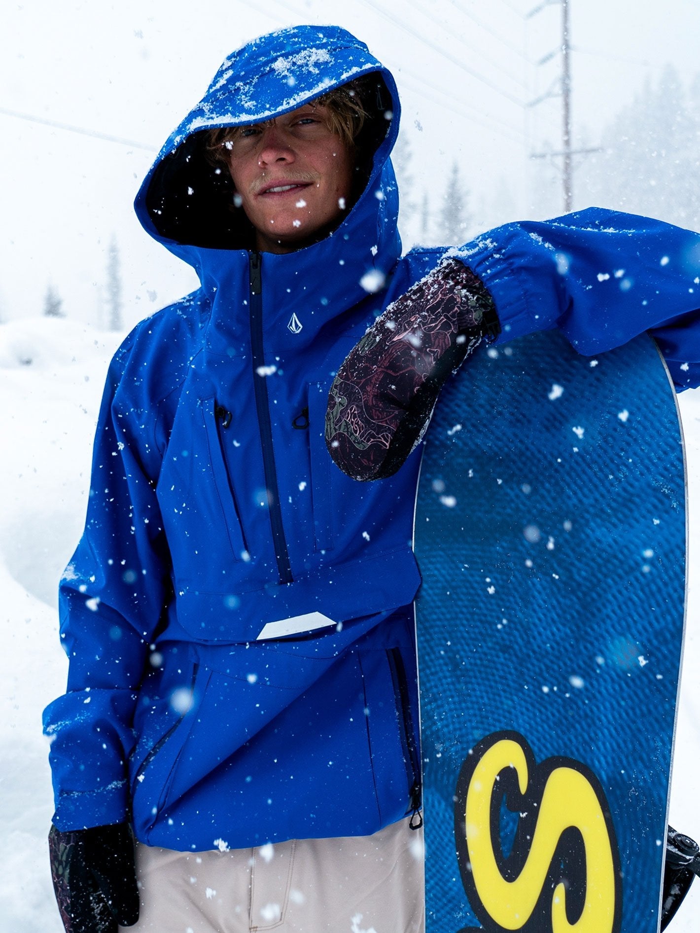 Veste de snow Brighton Pullover - BRIGHT BLUE