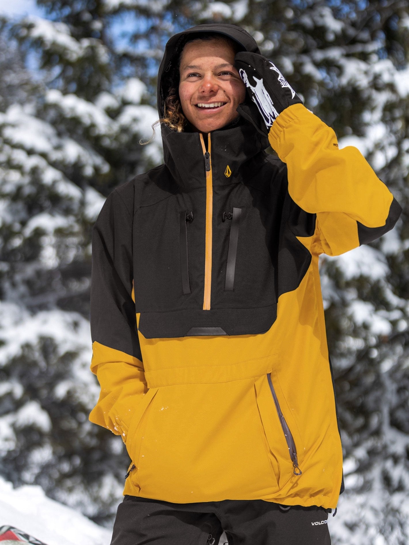 Veste de snow Brighton Pullover - RESIN GOLD