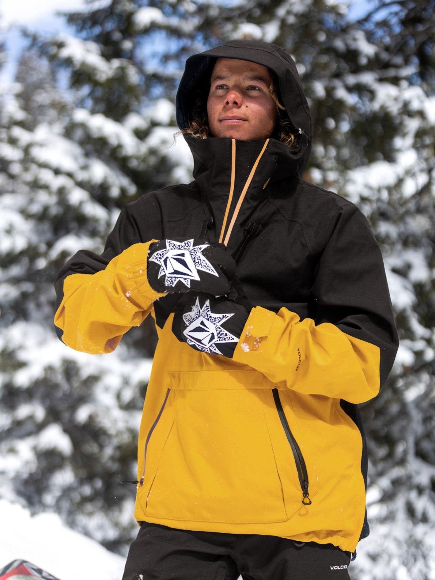 Veste de snow Brighton Pullover - RESIN GOLD