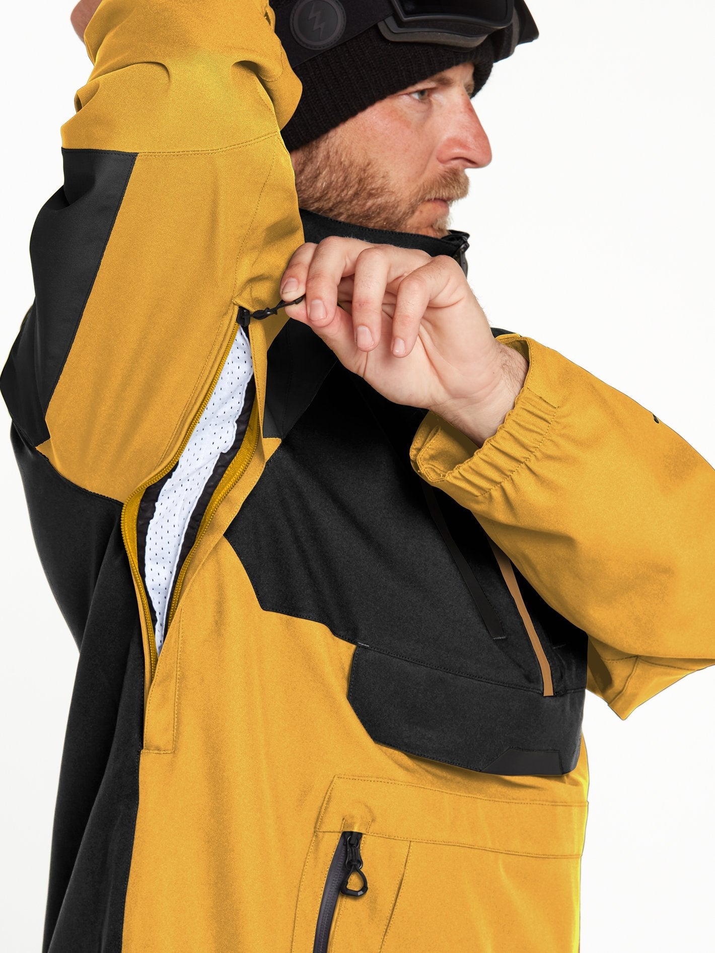Veste de snow Brighton Pullover - RESIN GOLD