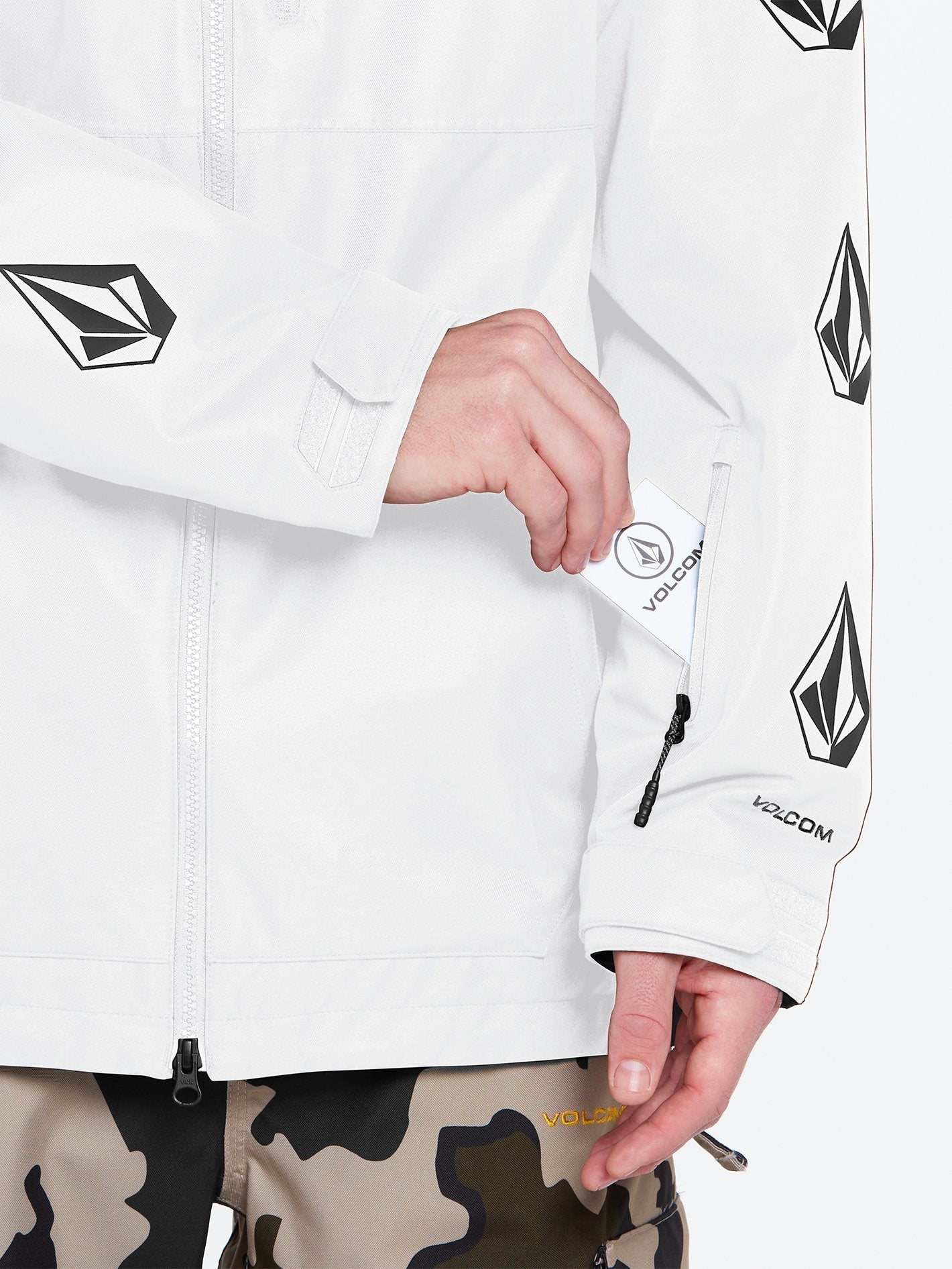 Deadly Stones Schneejacke - WEISS
