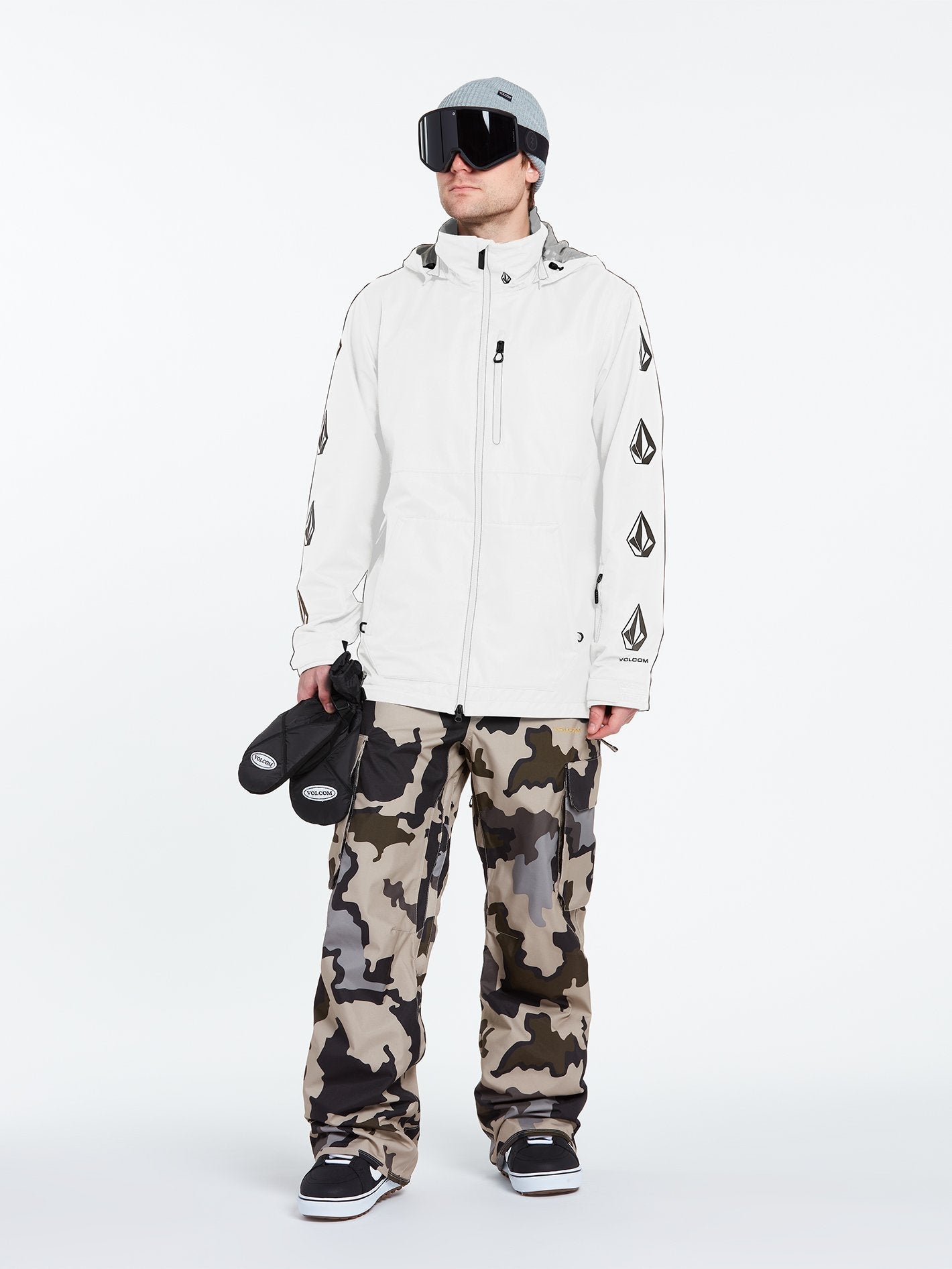 Deadly Stones Schneejacke - WEISS