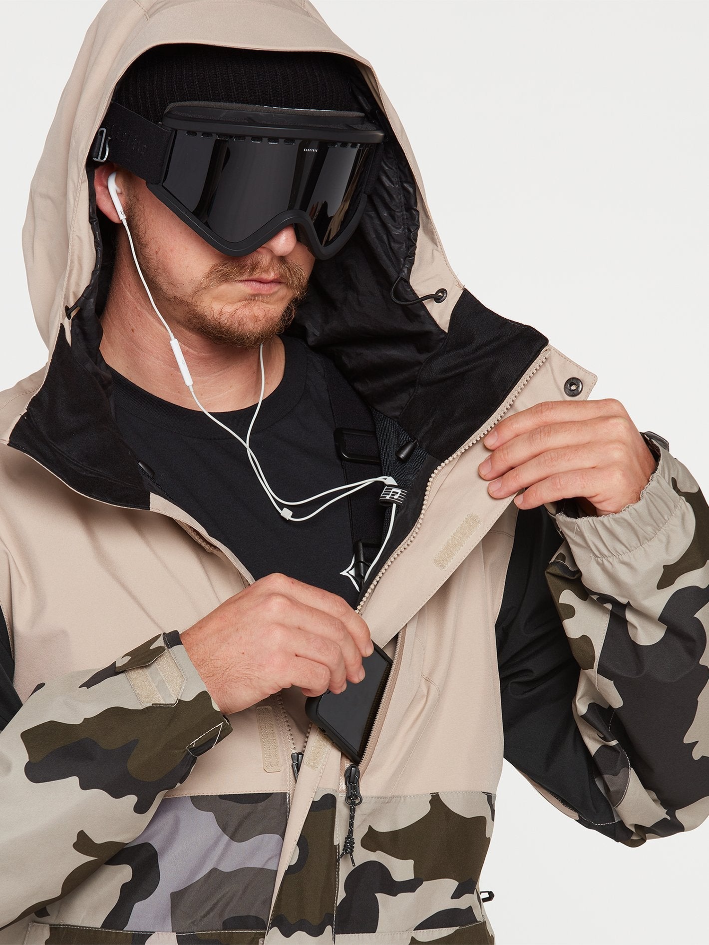Schneejacke L Gore-Tex - ACID BLACK