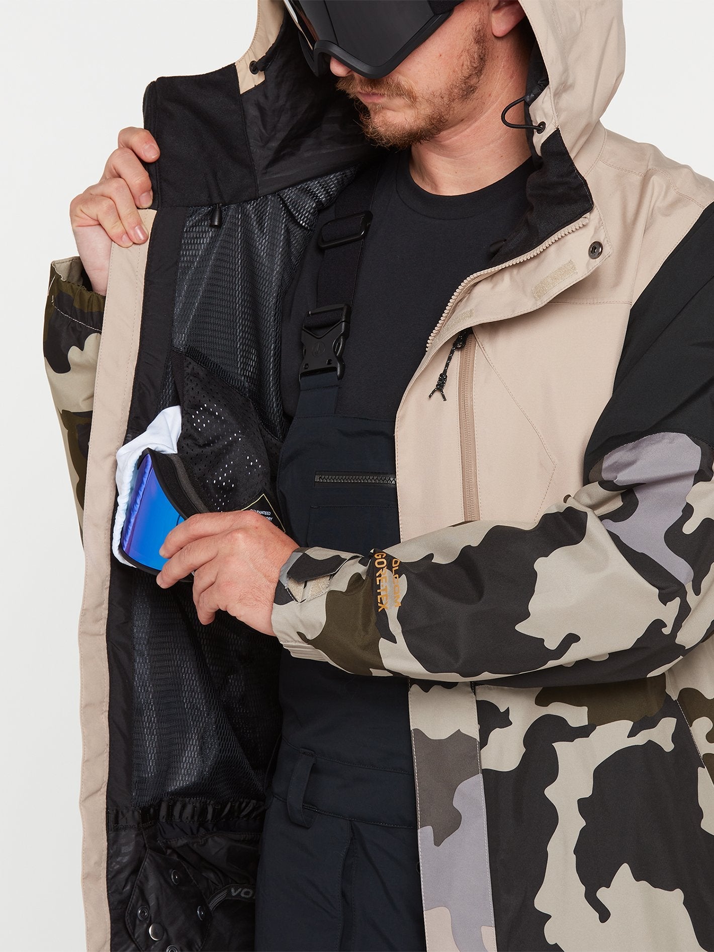 Schneejacke L Gore-Tex - ACID BLACK