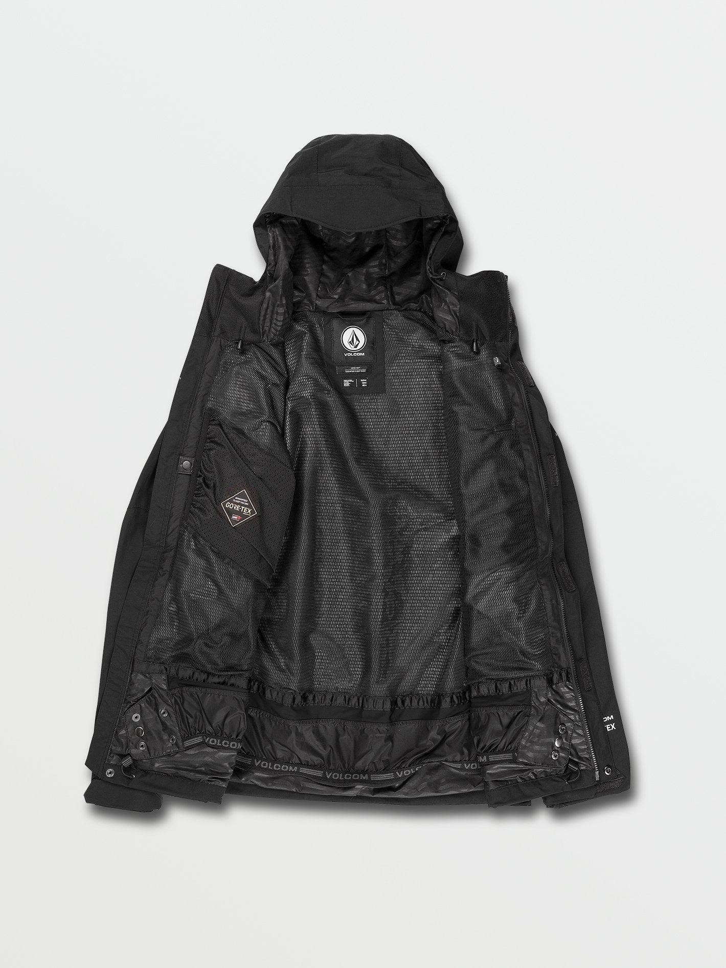 L Gore-Tex Schneejacke - SCHWARZ