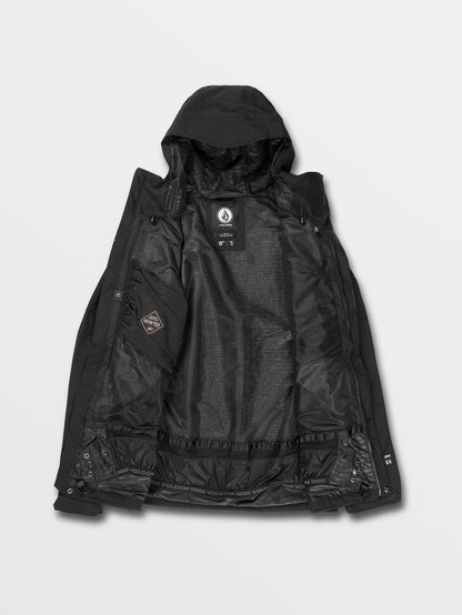 L Gore-Tex Schneejacke - SCHWARZ