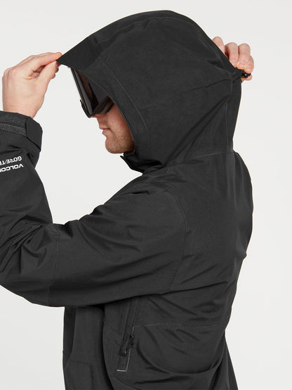 L Gore-Tex Schneejacke - SCHWARZ