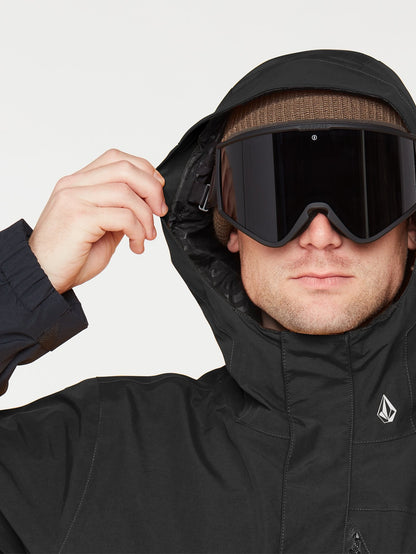 L Gore-Tex Schneejacke - SCHWARZ