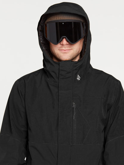 L Gore-Tex Schneejacke - SCHWARZ