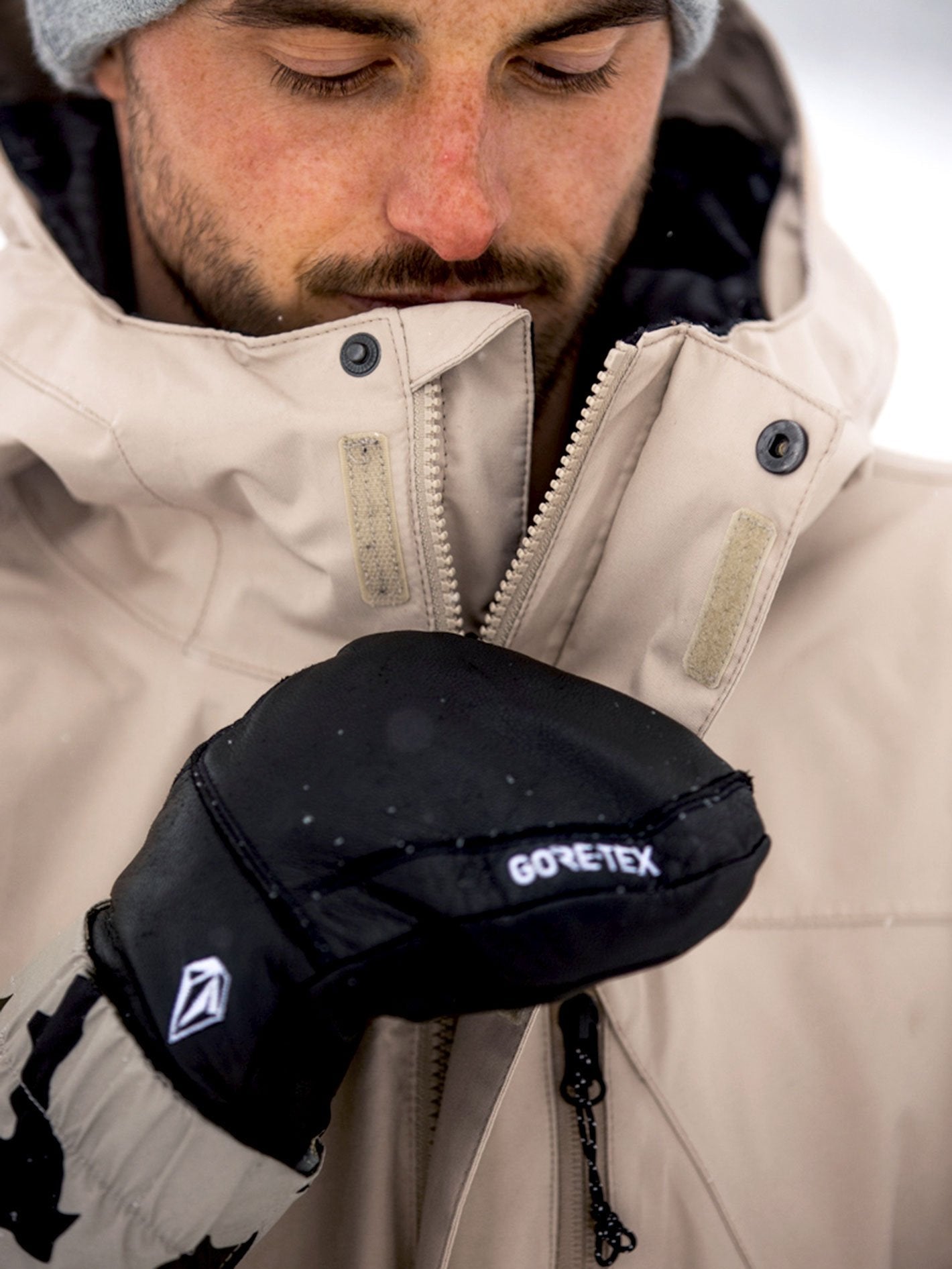 Gore-Tex Schneejacke L - DRILL KHAKI