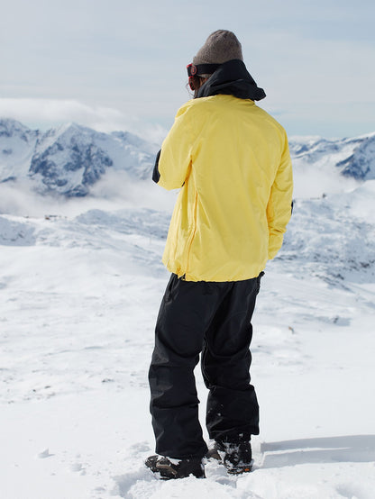 Longo Pullover snow jacket - FADED LEMON