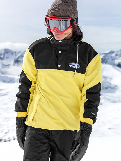 Longo Pullover snow jacket - FADED LEMON