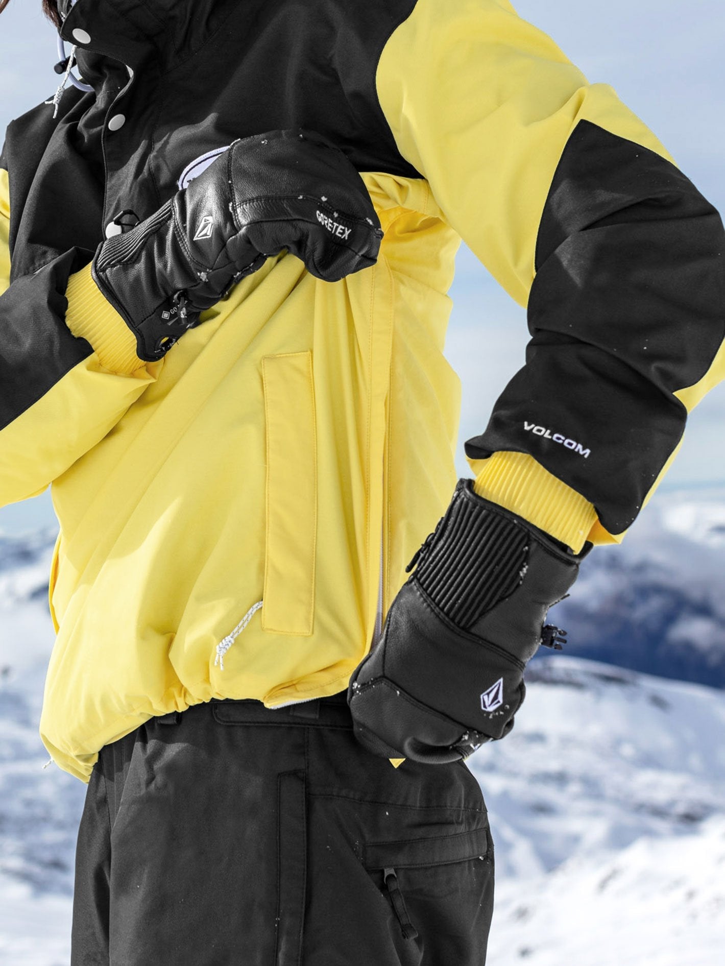 Longo Pullover snow jacket - FADED LEMON