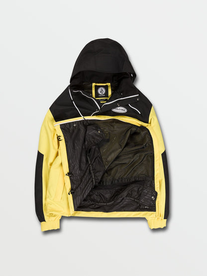 Longo Pullover snow jacket - FADED LEMON