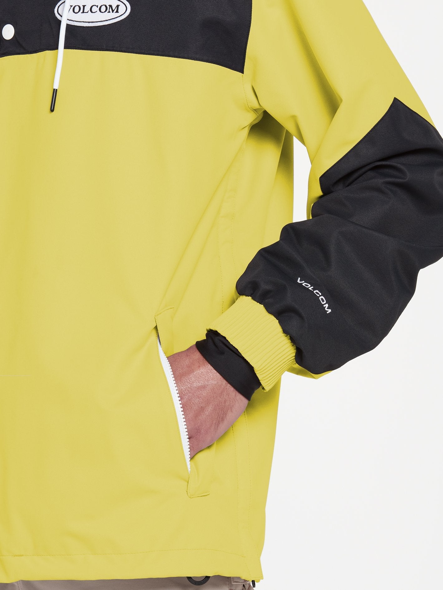Longo Pullover snow jacket - FADED LEMON