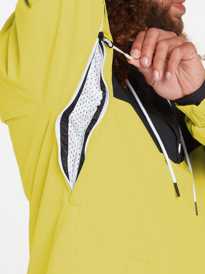 Longo Pullover snow jacket - FADED LEMON