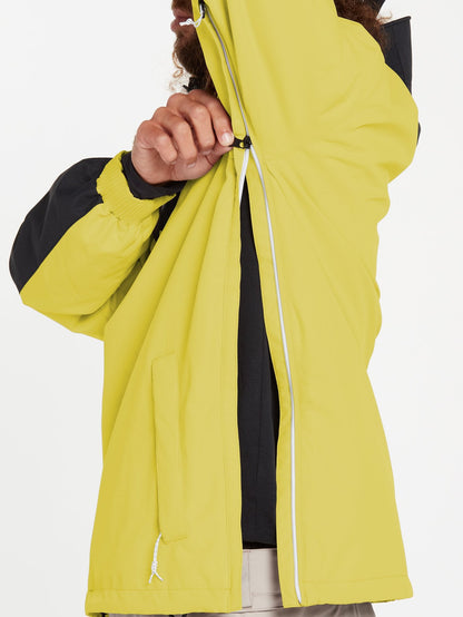 Longo Pullover snow jacket - FADED LEMON