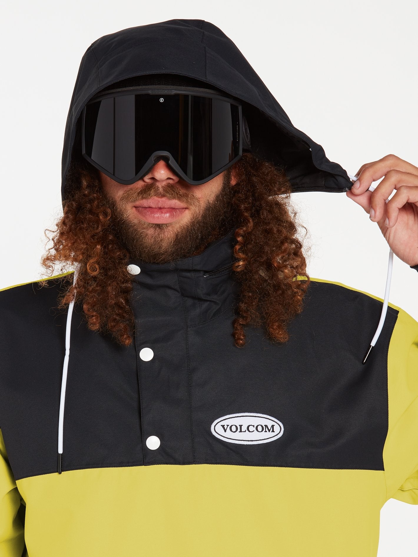 Longo Pullover snow jacket - FADED LEMON