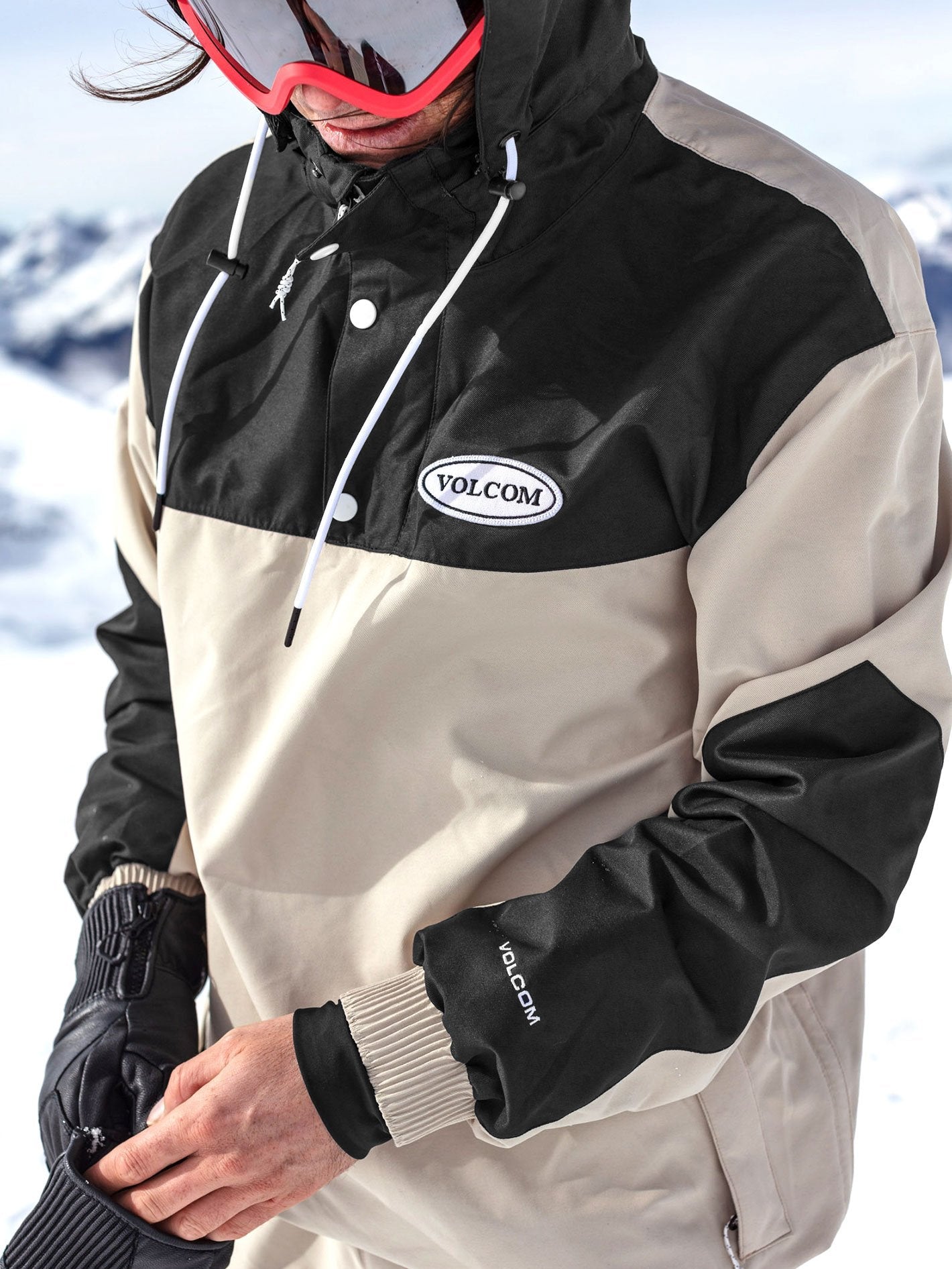 Longo Pullover Snow Jacket - KHAKI