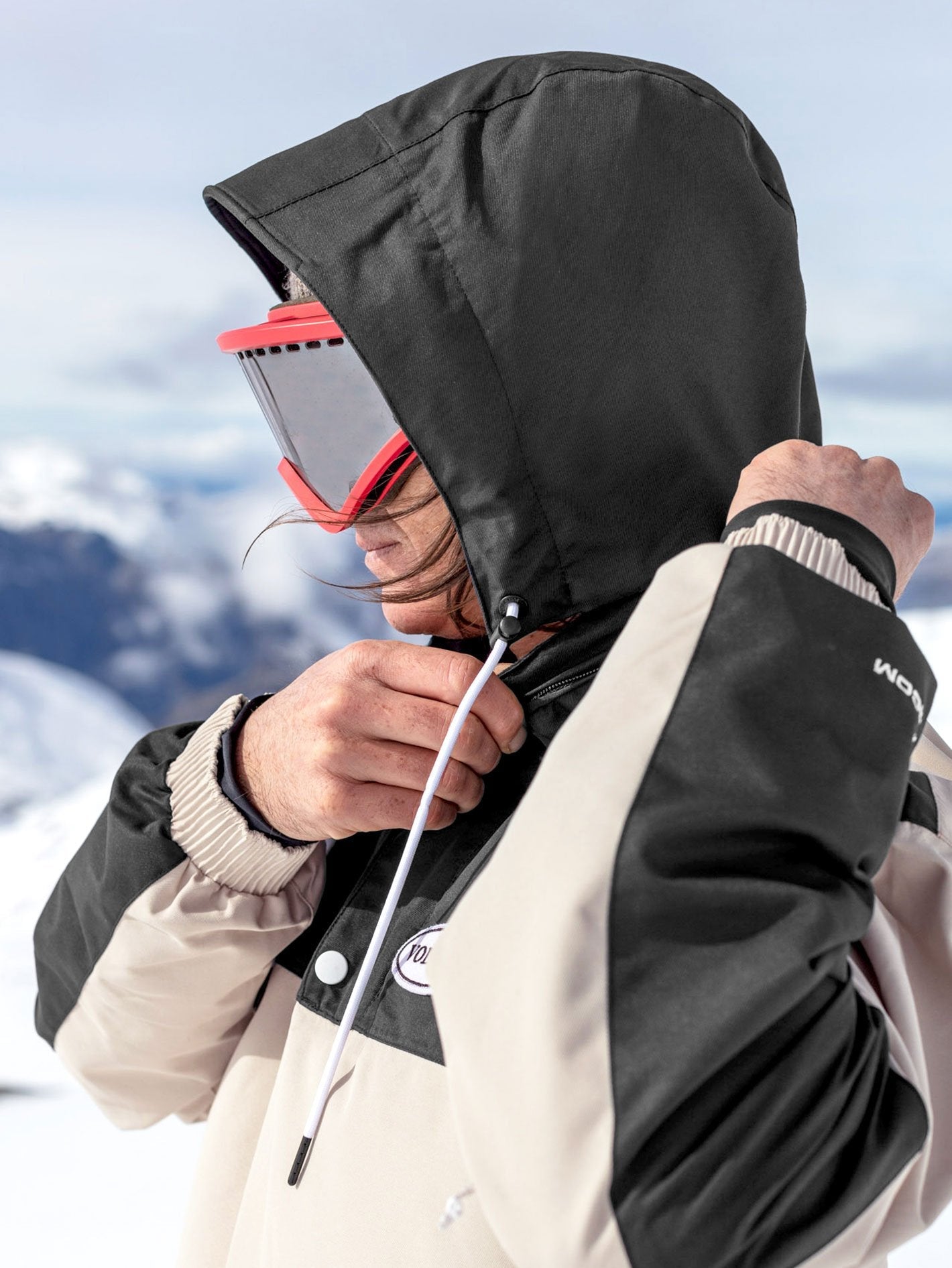 Longo Pullover Snow Jacket - KHAKI