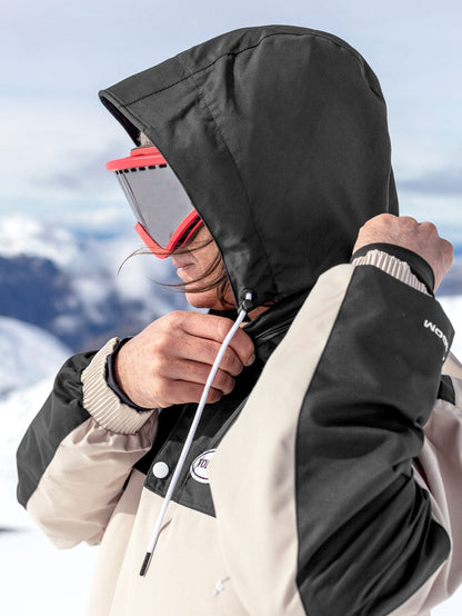 Longo Pullover Snow Jacket - KHAKI