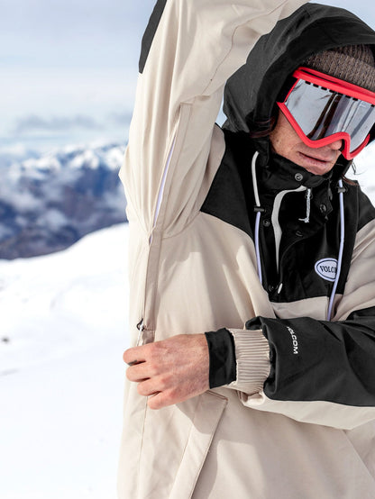 Longo Pullover Snow Jacket - KHAKI